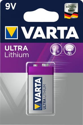 Baterie VARTA LR22 ULTRA Lithium 9V 1200mAh
