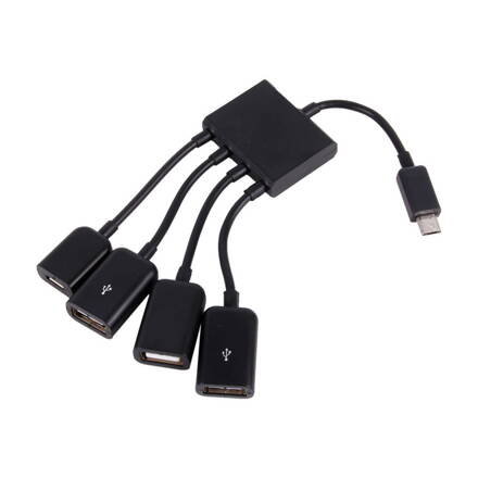 Micro USB HUB 4in1 2.0 OTG