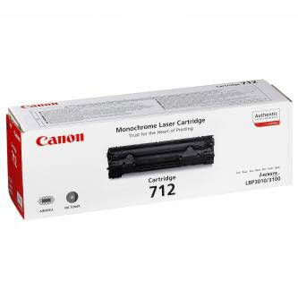 Canon originální toner CRG712, black, 1500str., 1870B002, Canon LBP-3100, O