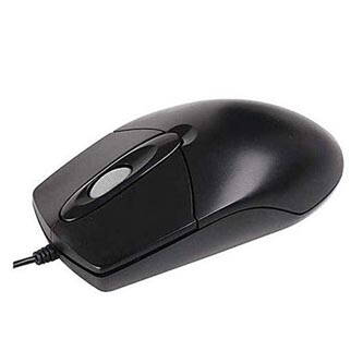A4tech Myš OP-760 Black, 800DPI, optická, 3tl., 1 kolečko, drátová USB, černá, klasická