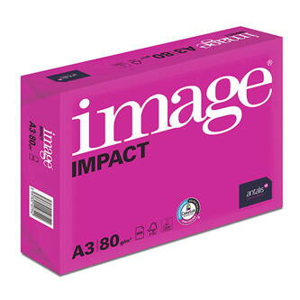 Xerografický papír Image, Impact A3, 80 g/m2, bílý, 500 listů, spec. pro barevný laserový tisk
