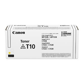 Canon originální toner T10 Y, 4563C001, yellow, 10000str., high capacity, Canon iR-C1533iF, C1538iF, O
