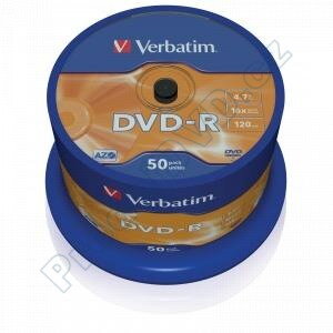 DVD-R Verbatim 4,7GB 50cake 16x 43548