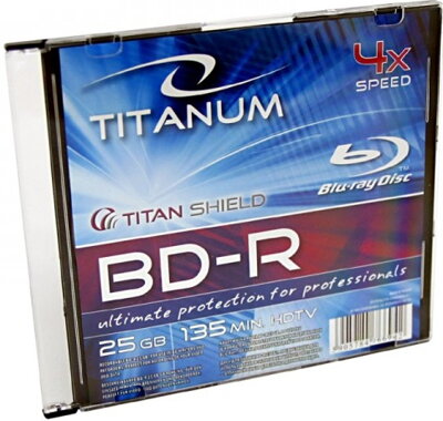 Blu-ray Titanum 25GB 4x slim box