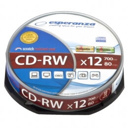 CD-RW ESPERANZA 10cake 700MB 12x