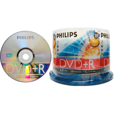 DVD+R Philips 50cake 4,7GB 16x
