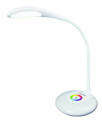Stolní LED lampa s nočním osvětlením RGB Esperanza ELD102 ALTAIR bílá  