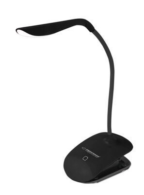 Stolní LED lampa s nočním osvětlením Esperanza ELD104K DENEB - černá