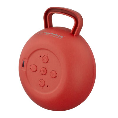 Přenosný Bluetooth reproduktor Esperanza EP127R PUNK - červený