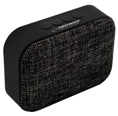Přenosný Bluetooth reproduktor Esperanza EP129K SAMBA - FM radio - černý
