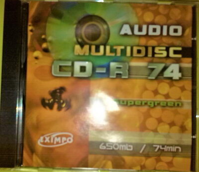 CD-R AUDIO MULTIDISC 650mb 74min jewel box Supergreen