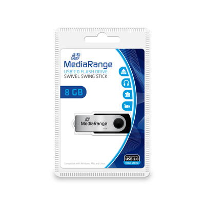 USB Flash 8GB 2.0 Mediarange MR908
