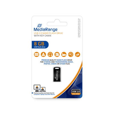 USB Flash 8GB 2.0 Mediarange nano MR920