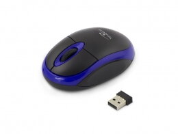 Bezdrátová optická myš Esperanza TM116B VULTURE 1000 DPI, 2.4GHz, USB, modrá