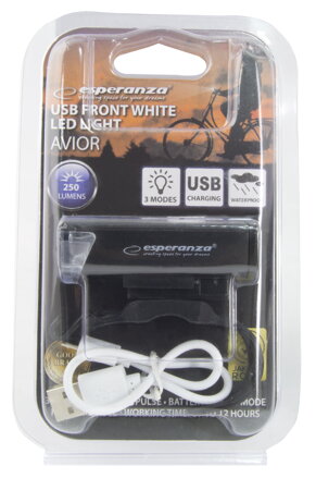  Světlo na kolo LED Esperanza EOT022 AVIOR, USB