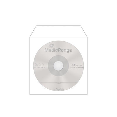 Polypropylenová obálka na 8cm CD/DVD s chlopní BOX64-8