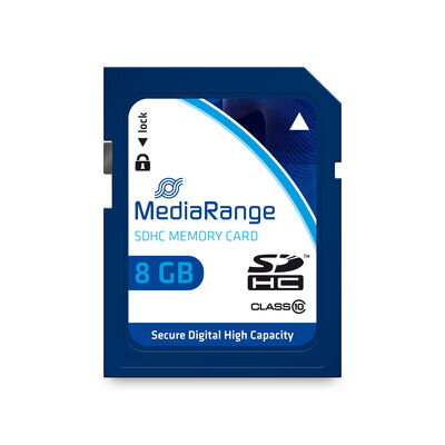 Secure Digital Card 8GB Mediarange Class 10 MR962