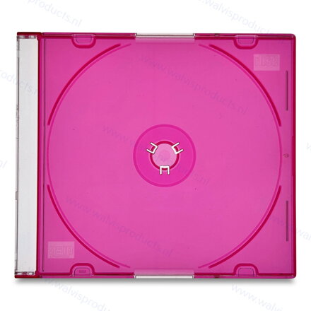 Obal 1CD slim červený 5,2mm