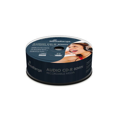 CD-R  Mediarange AUDIO 12x 700MB 80min 25 cake MR223