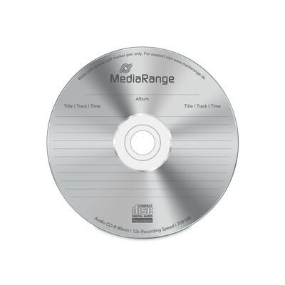 CD-R  Mediarange AUDIO 12x 700MB 80min 25 cake MR223