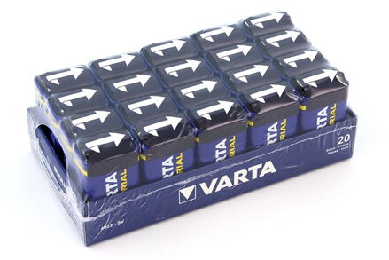 Baterie VARTA  LR22 Industrial - alkalická 9V  blok