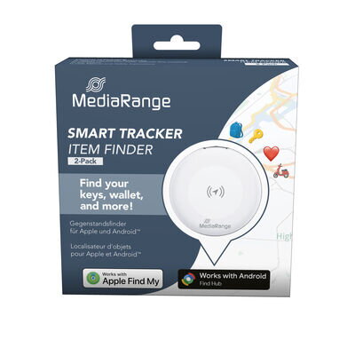 MediaRange Smart Tracker / Item Finder, vhodný pro zařízení s Androidem a Applem, 2ks MRMA140
