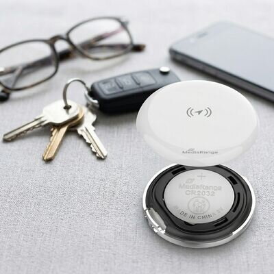 MediaRange Smart Tracker / Item Finder, vhodný pro zařízení s Androidem a Applem, 2ks MRMA140