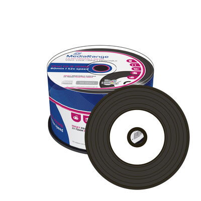 CD-R  Mediarange VINYL 52x 700MB 80min 50 cake - Printable MR226