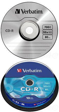 CD-R Verbatim DL 700MB 52x Extra protection 10-cake 43437