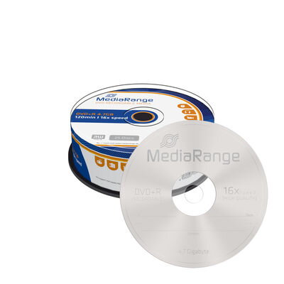 DVD+R Mediarange 4,7GB 25cake 16x MR404