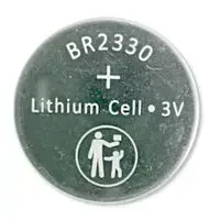 BR2330 Baterie, 3 V, 2330, Lithiový Poly Karbon Monofluorid, 240 mAh, Tlakové Kontakty