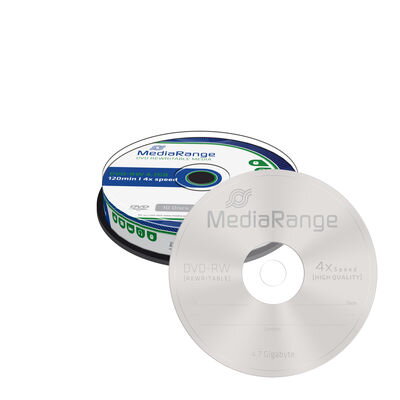  DVD-RW Mediarange 4,7GB 4x, 10cake MR450