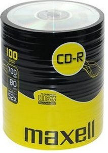 CD-R MAXELL 700MB 52x 100bulk