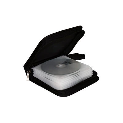 Nylonový box na 24CD/DVD Mediarange - černý BOX50