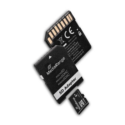 Secure Digital Card 8GB micro Mediarange Class 10 + SD adapter MR957