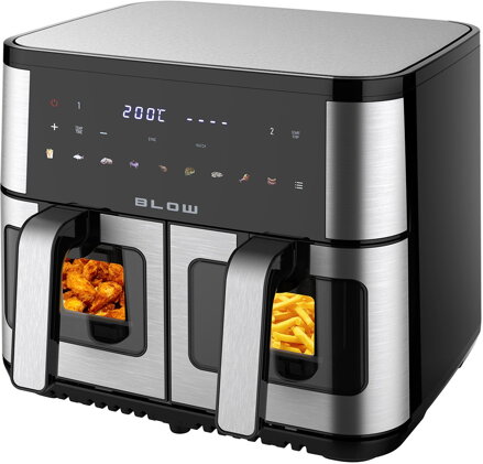 Horkovzdušná fritéza Blow  9L 2500W double