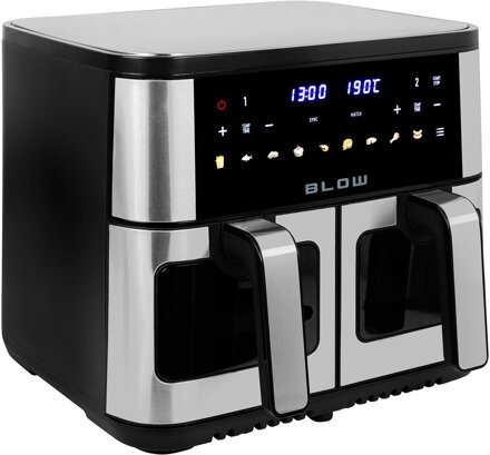 Horkovzdušná fritéza Blow  9L 2500W double