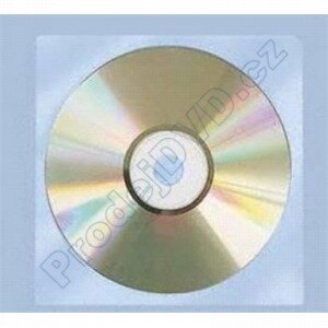 Polypropylenová obálka na CD/DVD bez chlopně