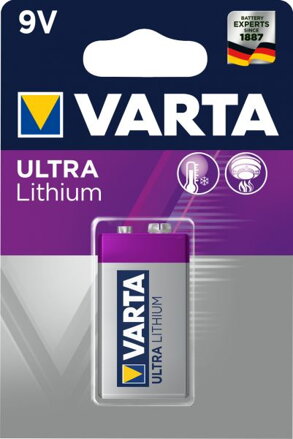 Baterie VARTA LR22 ULTRA Lithium 9V 1200mAh