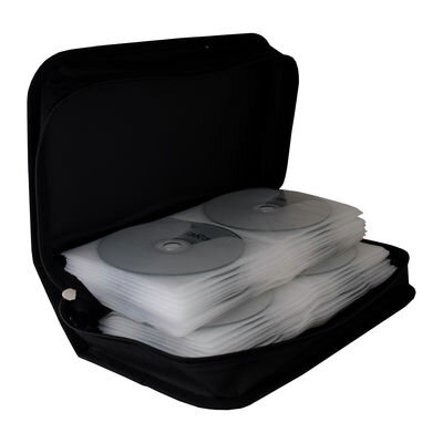 Nylonový box na 96CD/DVD Mediarange - černý BOX55