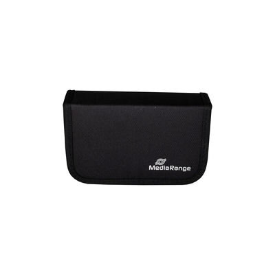 Koženkový box na 6USB flash + 3SD karty Mediarange - černý BOX98