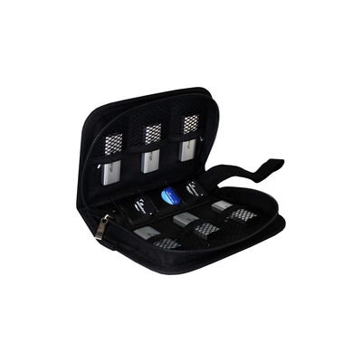 Koženkový box na 6USB flash + 3SD karty Mediarange - černý BOX98