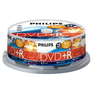 DVD+R Philips 25cake 4,7GB 16x