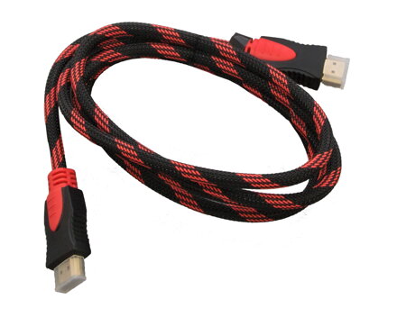 Kabel HDMI 1,4B Esperanza 2m opletený EB193 Kabel HDMI 1,4B Esperanza 2m opletený EB193