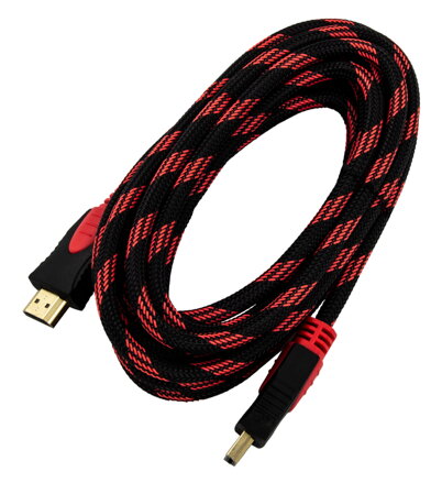 Kabel HDMI 1,4B Esperanza 3m opletený EB194 Kabel HDMI 1,4B Esperanza 3m opletený EB194