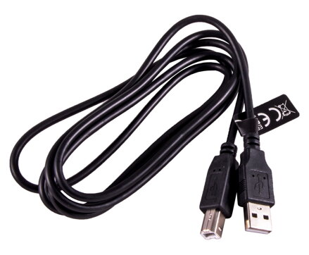 Kabel k tiskárně Esperanza EB233 USB (2.0), USB A M- USB B M, 5m, černý
