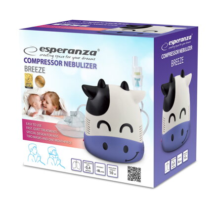 Kompresorový inhalátor Esperanza ECN001 BREEZE Kompresorový inhalátor Esperanza ECN001 BREEZE