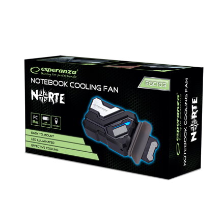 USB LED větrák do notebooku Esperanza EGC103 NORTE