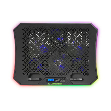 Herní chladící podložka RGB se stojánkem na mobil Esperanza GALERNE EGC109