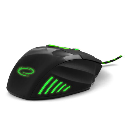 Optická herní myš 7D Esperanza EGM201G - MX201 WOLF - zelená Optická herní myš 7D Esperanza EGM201G - MX201 WOLF - zelená